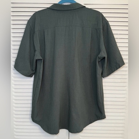 Orvis Classic Collared Shirt Mens XL Green Short Sleeve Button Outdoor Pockets - Picture 2 of 8
